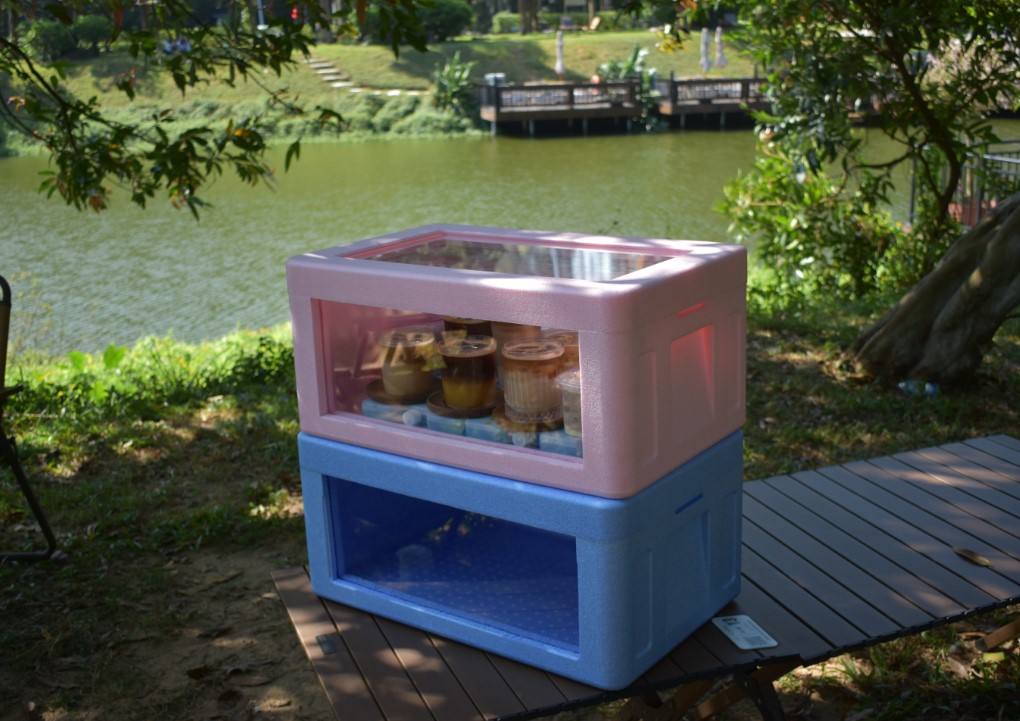 保温箱颜值低还不抗造?富扬EPP彩色款:锁鲜抗摔,好看更耐用